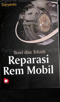 Image of Teori dan Teknik Reparasi Rem Mobil